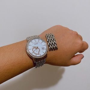 Citizen Eco-Drive Diamond Accent Watch with Hearts